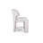 Sculptural Upholstered Accent Chair With Dual-form Back