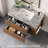 36" Bathroom Single Modern Vanity with Marble Top,2 Drawers-1584992678