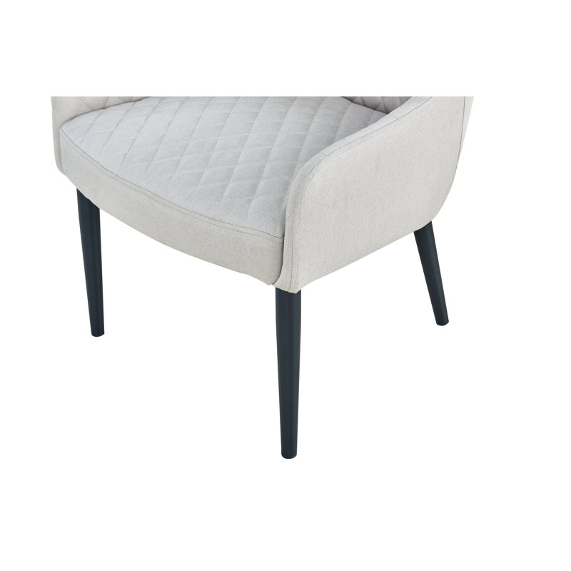 Chaise d'appoint 28 po Suanne, Mélange de coton avoine
