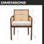 Fauteuil de 23,8 po de large Achary-874439851