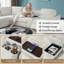 Canapé modulaire inclinable électrique en U avec ports USB, espace de rangement et siège surdimensionné-1221633759