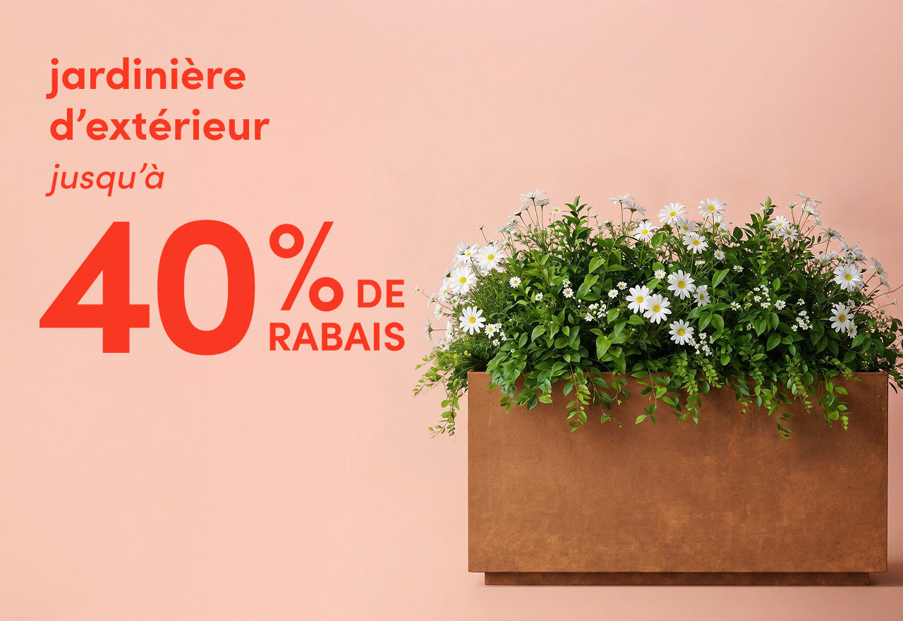 jardinière d'extérieur en solde