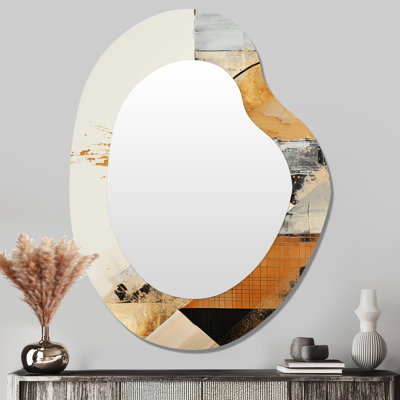 Grand miroir mural Jennette - Abstract Collages