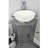 Ledbury Free-standing Corner Vanity Unit with ceramic basin & tap.