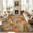 Area Rugs for Living Room Floral Carpet Non Slip Indoor Low Pile Soft Bedroom Dining Room Home Office-1296926400-1296926412