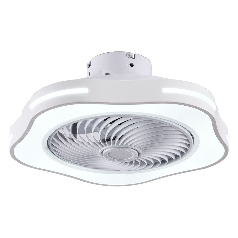 20'' Flush Mount Dimmable Ceiling Fan