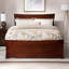 Lit plateforme en bois massif avec pied de lit et gigogne assortis Ralls-981090139-966668789