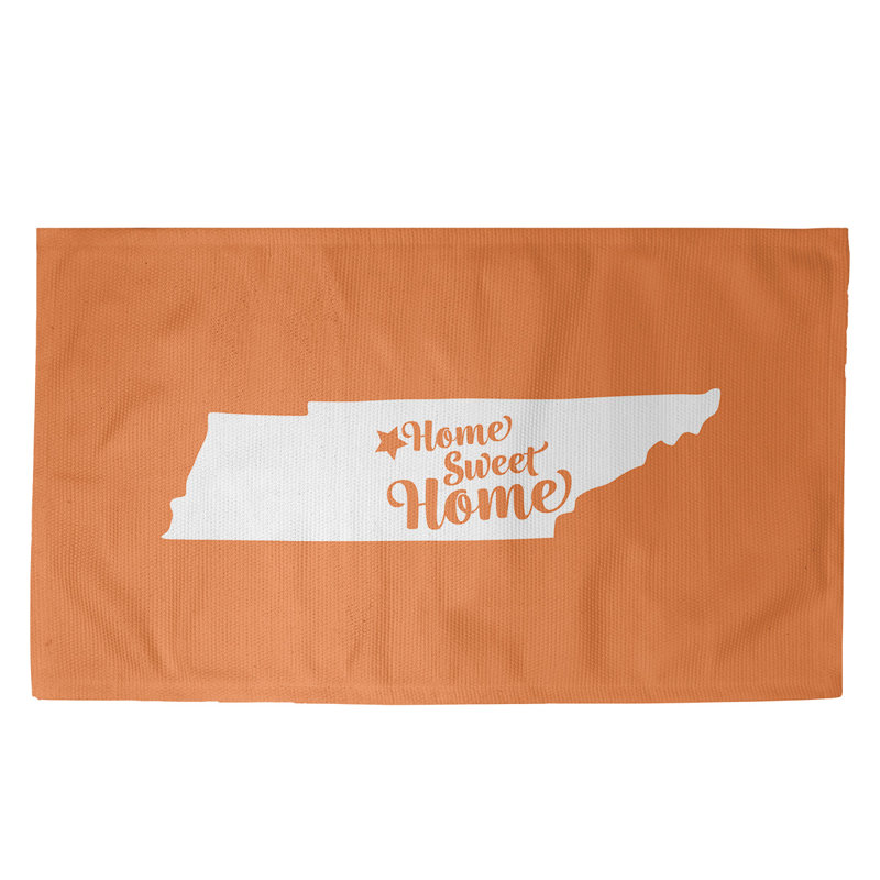 Tapis de maison orange doux Nashville, Rectangle 3 pi x 5 pi