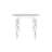 Violet Glass Top Dining Table
