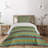 Eclectic Polyester Geometric Shapes Coverlet-41886996
