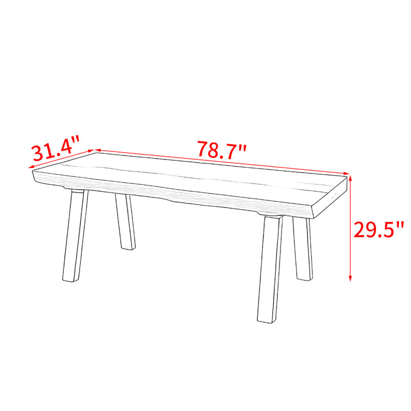 Pupo, 29.5"H x 78.7"L x 31.4"W
