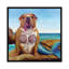 « sirène dog », reproduction d’art sur toile-20912730-73143752-73143753