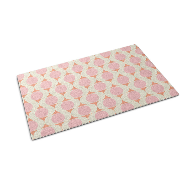 Non-Slip Geometric Outdoor Doormat