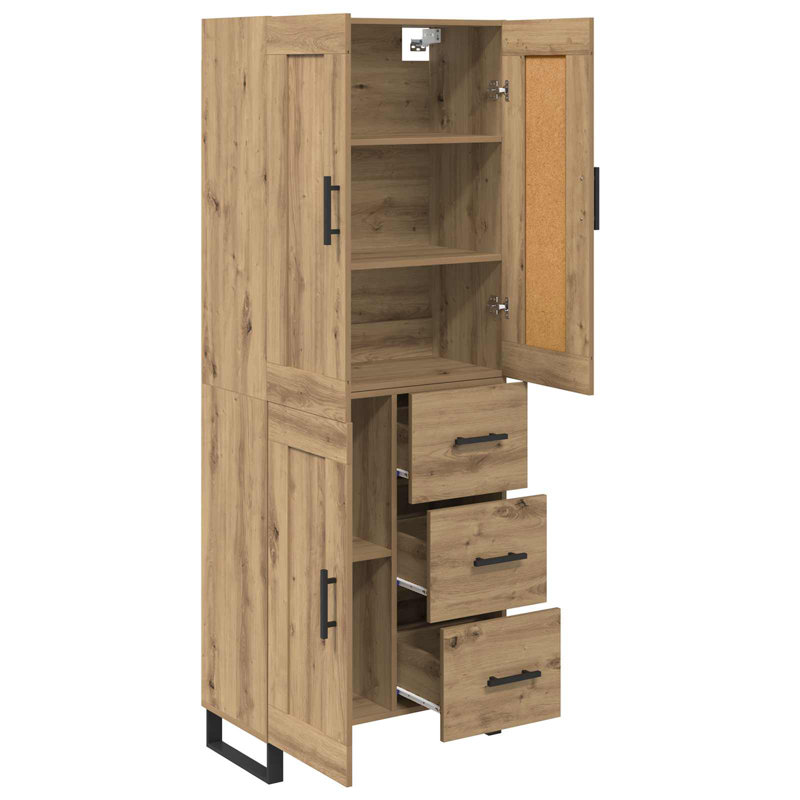 69.5cm Sideboard, Artisan Oak