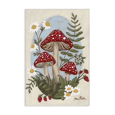 Champignon et toile Cottage, design par Sara Baker
