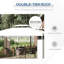 Abri de jardin d'extérieur à double toit 10 "x 13" avec moustiquaire Outsunny-124670158