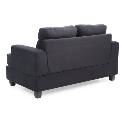 Transitional Loveseat For Two