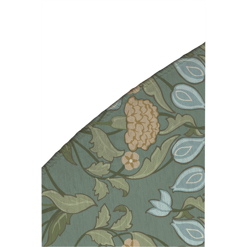 Piper Soft Step Outdoor Area Rug, Round 5', Green
