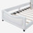 Olear Kids Upholstered Daybed with Rabbit Ear Shaped Headboard,-1525682605