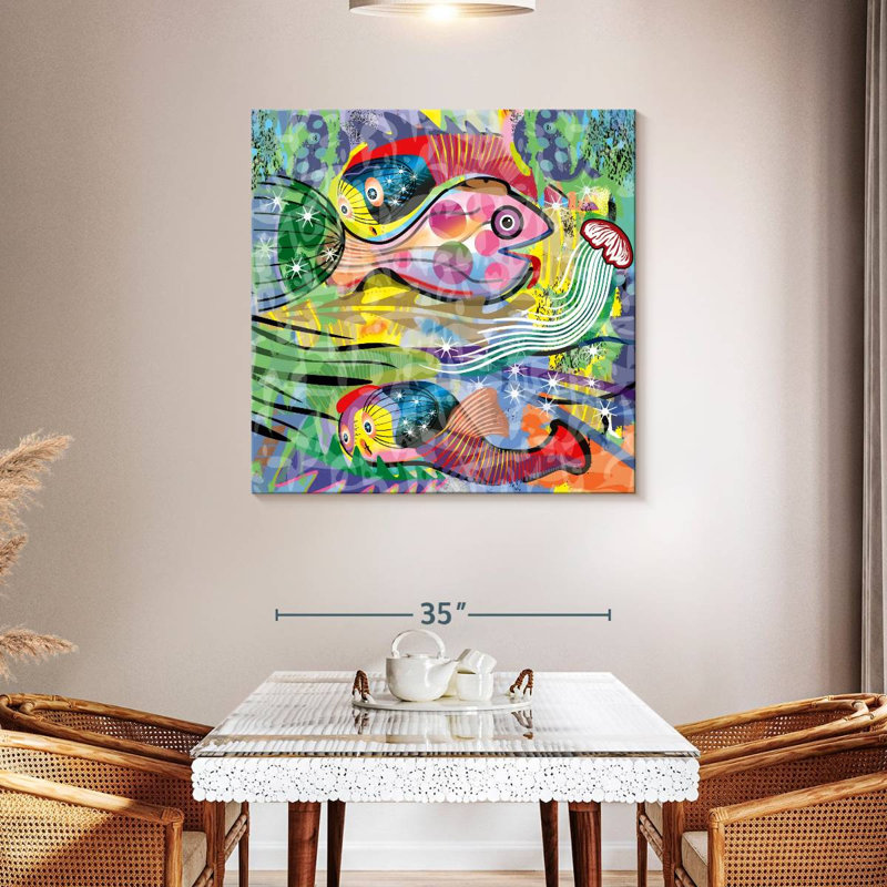 Brampt Mariscos, 39" H x 39" W