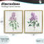 Ensemble de 2 cadres flottants Herbace Lilac Blooms, design par Kim Allen-532284968-532284973