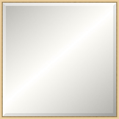 Floater 3 Solid Wood Beveled Mirror