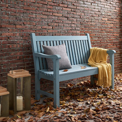 2-Person Poly Lumber Patio Garden Bench by Red Barrel Studio