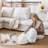 Olar 5-seater Oversized Modular Sofa Comfy Cloud Couch With Storage, Chenille Deep Convertible Sectional Sleeper Sofa Bed, Pet Friendly Covers Washable-2132553301