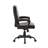 CLATINA Mid Back Leather Office Executive Chair Padded Armrestes Swivel Seat-888426775-822703545