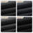 Velvet Curtains Decorative Soft Luxury Blackout Drapes Thermal Insulated Window Curtains 2 Panels Grommet Top, Black, 52"x84"-454446051-454446063