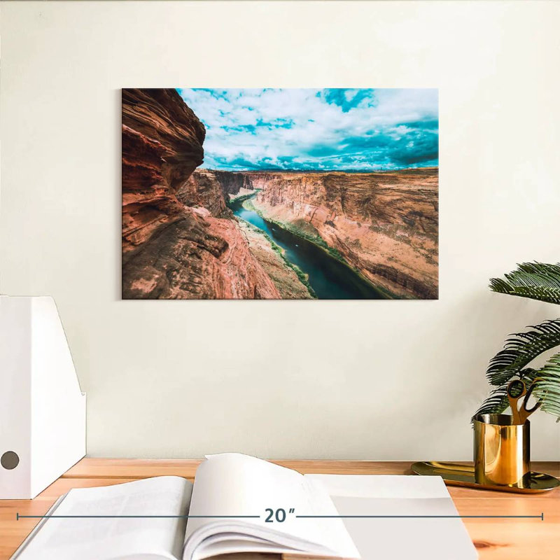 Ciel turquoise Alvord Grand Canyon, H 8 po x l 12 po