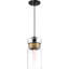 Tuley 1 - Light Mystic Black Single Pendant