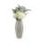 Sculpted Flower Vase Accent for Table Decor - Contemporary Vase for Living Room, Bedroom Nightstand, Office, or Home Decor-452344243