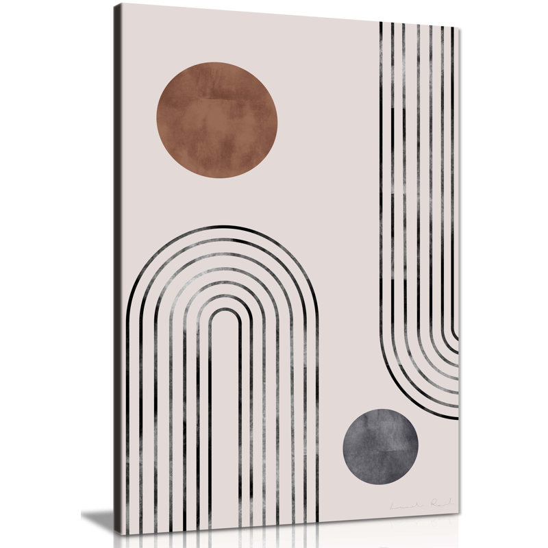 Nordic Grahphics - Wrapped Canvas Print, 31cm H x 20cm W x 1.8cm D