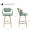 Tabouret de comptoir pivotant 25,78 po Tonnya-1116411962-1133410746