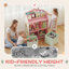 Bibliothèque pour enfants avec rangement, armoire de rangement pour jouets et présentoir à livres-174183676
