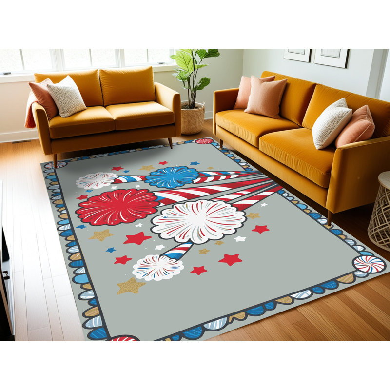 Tapis d'été Holiday The Aisle®, Rectangulaire 8 pi x 12 pi