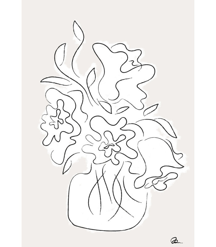 Flower Bouquet, 50.8cm H x 76.2cm W