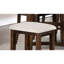 De 2 tabourets de comptoir rustiques, bois massif, coussin beige, tabourets de mobilier de salle à manger (2 pièces), style, coussin en tissu pour