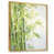 Toile avec cadre flottant or