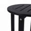 Table d'appoint compacte en PEHD toutes saisons pour patio
