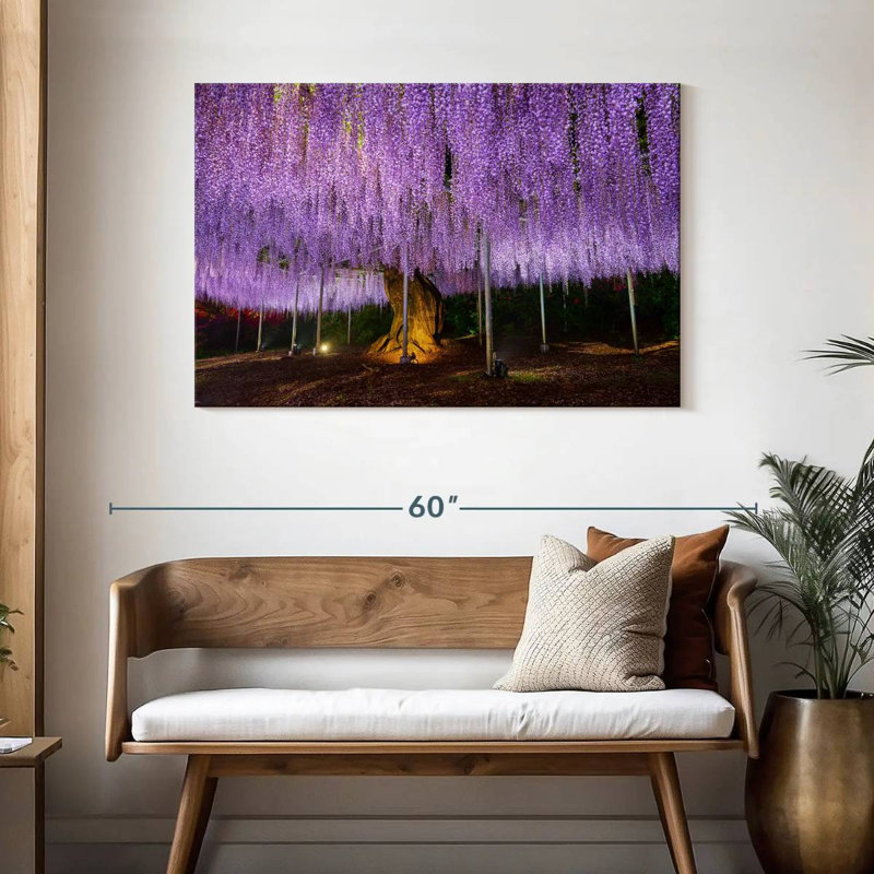 Harnek Wisteria mauve élégant, H 30 po x l 45 po