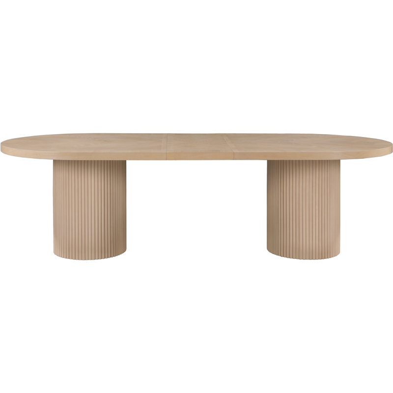 Ivona Natural Oak Extendable Oval Dining Table