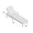 Bourneville Outdoor Wicker Chaise Lounge , Cushion Included