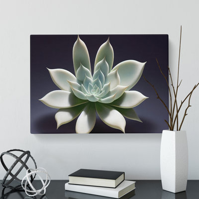 Exquisite Succulent Plant - Wrapped Canvas Print