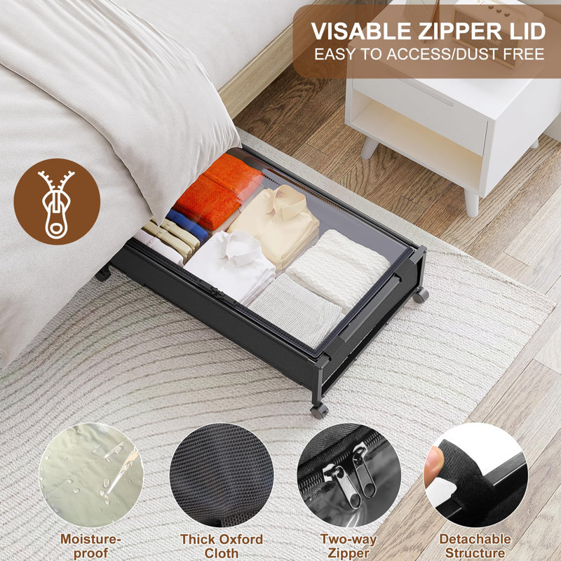 Rebrilliant Belda Underbed Storage