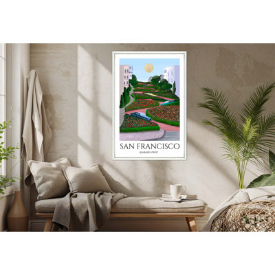 San Francisco Travel Poster - Framed