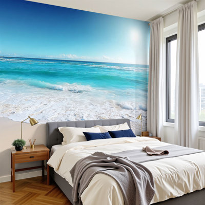 Papier peint adhésif auto-adhésif moderne l 144 po x H 100 po pour chambre à coucher