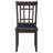 5 Piece Dining Set, 42 Inch Round Extendable Table With 4 Chairs, Espresso