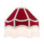 19cm H Fabric Empire Lamp Shade ( No Direct Attachment Method ) in Red